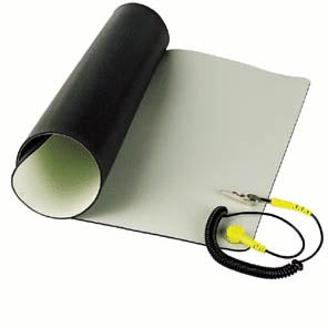 ANTISTATIC MAT TABLE 23X24IN KIT BEIGE COLOUR WITH GROUNDING CORD