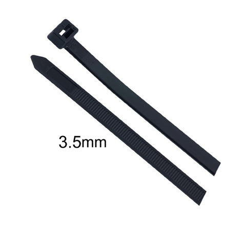 CABLE TIE BLK 6IN 40LBS WIDTH 3.6MM