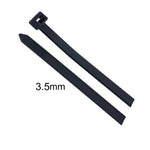 CABLE TIE BLK 6IN 40LBS WIDTH 3.6MM