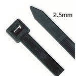 CABLE TIE BLK 8IN 18LB WIDTH 2.5MM