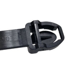 CABLE TIE RELEASABLE BLK 16IN 175LB WIDTH 13MM