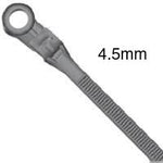 CABLE TIE SCREW MOUNT GRY 8IN 50LB WIDTH 4.5MM