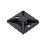 CABLE TIE MOUNT BLK 25X25MM