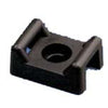 CABLE TIE MOUNT BLK 15X9.75MM SCREW #6