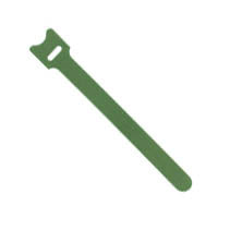 VELCRO HOOK AND LOOP TIE GREEN 8IN