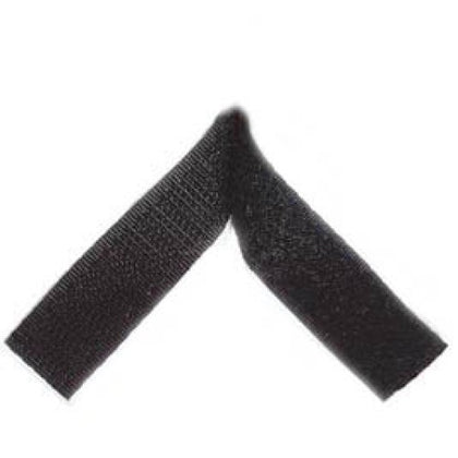 VELCRO HOOK & LOOP 12MM TAPE BLK 75 FEET