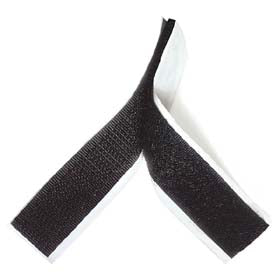 VELCRO HOOK & LOOP 20MM X 27 CM 1 PAIR BLACK AND WHITE