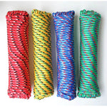 ROPE POLY TWISTED 20FT ASSORTED COLORS ALL PURPOSE 3/8IN