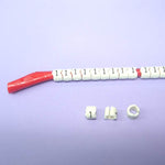 WIRE MARKER SNAP ON 18-16AWG RED LEGEND 1