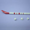 WIRE MARKER SNAP ON 18-16AWG RED LEGEND 7