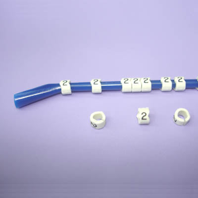 WIRE MARKER SNAP ON 16-14AWG BLU LEGEND 2