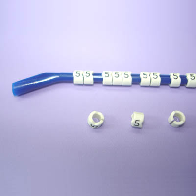 WIRE MARKER SNAP ON 16-14AWG BLU LEGEND 5