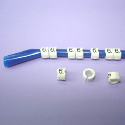 WIRE MARKER SNAP ON 16-14AWG BLU LEGEND 6