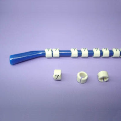 WIRE MARKER SNAP ON 16-14AWG BLU LEGEND 7