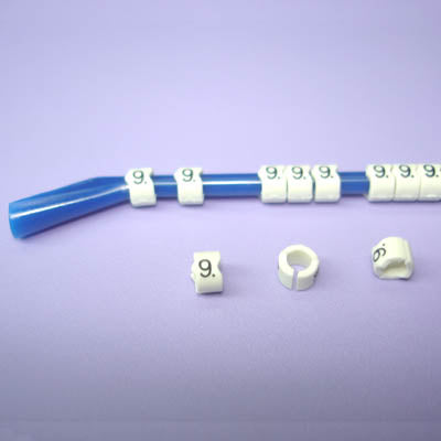 WIRE MARKER SNAP ON 16-14AWG BLU LEGEND 9