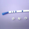 WIRE MARKER SNAP ON 16-14AWG BLU LEGEND BLANK