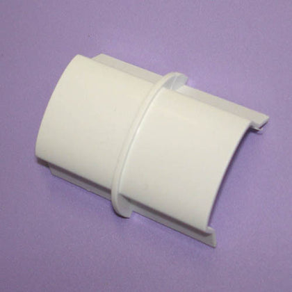 RACEWAY COUPLING 1.5X0.5IN WHITE OUTDOOR SMOOTH MOLD