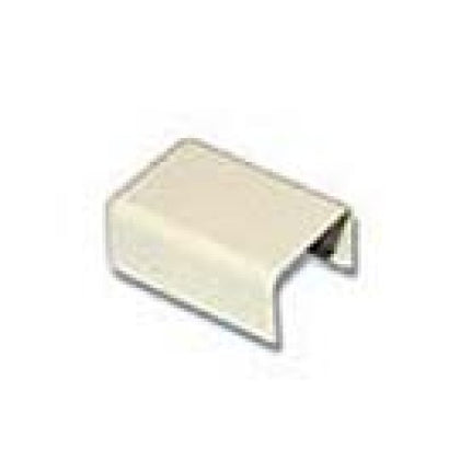 RACEWAY END CAP 0.75X.5IN WHT FLAT