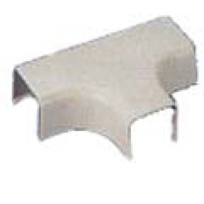 RACEWAY T CONNECTOR  0.75IN FLAT WHITE