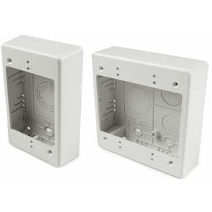 RACEWAY 1GANG BOX WHT 3.4X5X1.7I