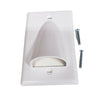 WALL PLATE FOR BULK CABLE WHITE  REVERSIBLE
