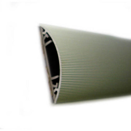 FLOOR CORD COVER 2X39IN ALUMINUM W/TAPE CHANNEL SIZE