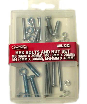 NUTS & BOLTS KIT M6(6X30/6X20MM) M4(4X30/4X40MM)