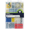 SCREWS NAILS WALLPLUGS HOOKS ANCHORS DRILL BITS 400PCS/SET