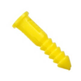 ANCHOR PLASTIC #4-6X7/8IN UNIVERSAL YELLOW