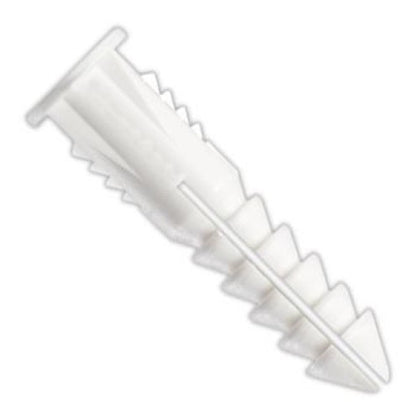 ANCHOR PLASTIC #6-8X1IN UNIVERSAL WHITE