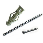 ANCHOR TRIPLEGRIP #12 UNIVERSAL 61LBS W/SCREWS/DRILLBIT 8PC/SET