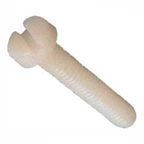 SCREW NYLON 6-32X1/2IN SLOTTED