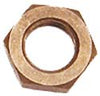 NUT HEX BRASS 1/4-32 PANEL {{