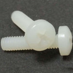 SCREW NYLON METRIC M4X.7X16MM PH