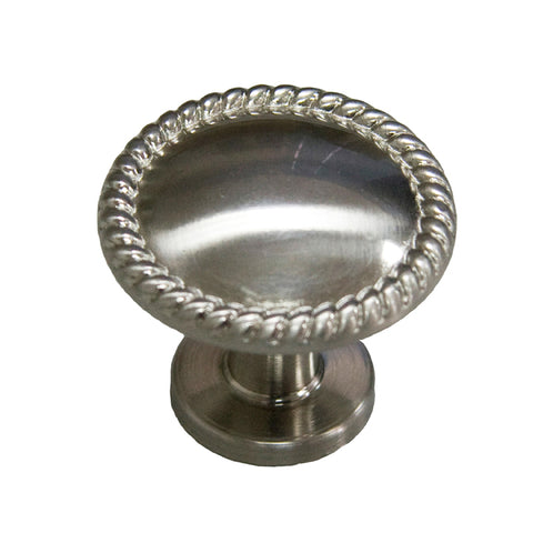 KNOB CABINET 1.25IN SATIN NICKEL FINISH