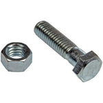 BOLT HEX 3/8-16X2IN WITH NUTS SET OF 2PCS