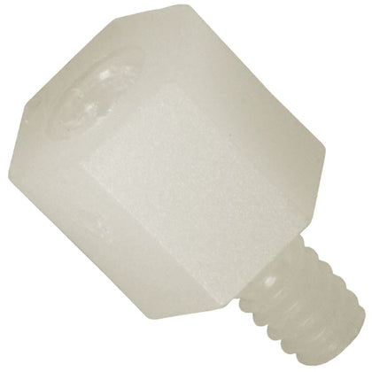 STANDOFF M/F #4-40 6.35MM HEX NYLON