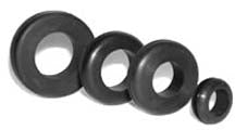 GROMMET RUBBER RND 12.5X9X6MM 1/2IN CHASSIS HOLE