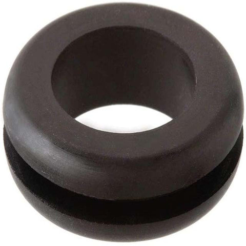 GROMMET RUBBER RND 7.1X9.5X6.3MM BLK