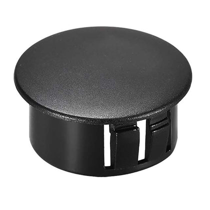 SNAP IN HOLE PLUG 10MM PLAS BLK DEPTH-9.5MM