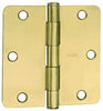 HINGE 3-1/2 X 3-1/2 INCH STEEL 5/8 INCH RADIUS CORNER