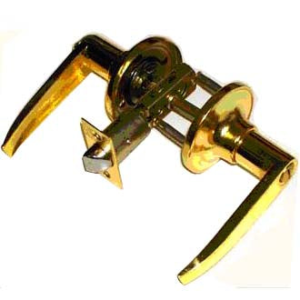 LEVER HANDLE WITHOUT LOCK GOLD PLATED