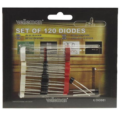 DIODE ASSORTED 120PCS {{