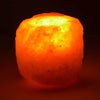 HIMALAYAN SALT TEA LIGHT HOLDER 4IN HIGH 1-1.5KG