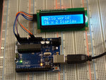 LCD DISPLAY 16X2 IIC/I2C BLUE BACKLIGHT COMPATABLE W/ARDUINO