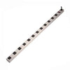 POWER BAR 12 O/LET 2.5FT CORD 2FT STRIP W/O MOUNTING HARDWARE