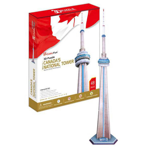 CN TOWER-3D PUZZLE 48PCS