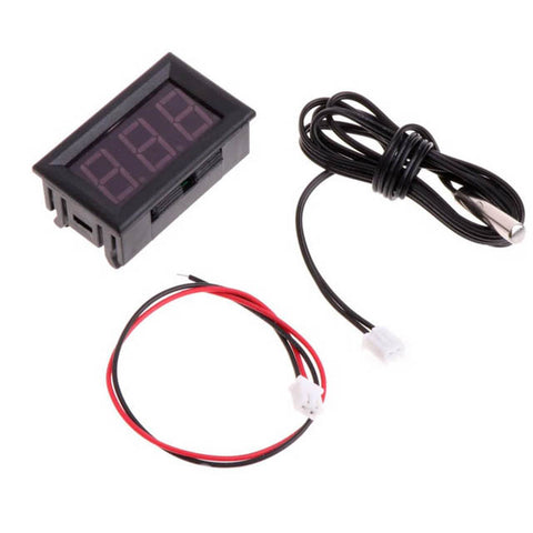 THERMOMETER DIGITAL -50 TO 100C 5-12V LED WATERPROOF