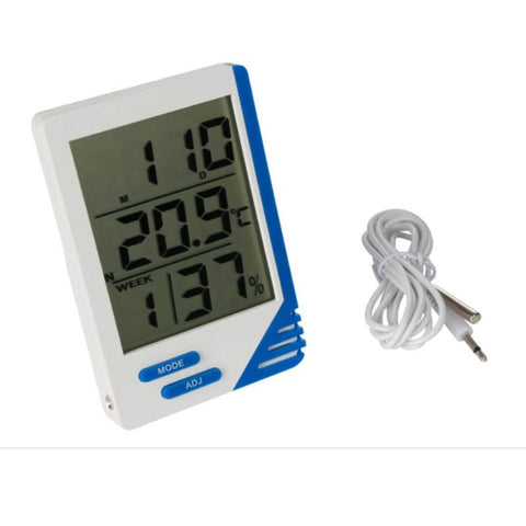 THERMOMETER & HYGROMETER DIGITAL -10-+50C INDOOR -50-+70C OUTDOOR