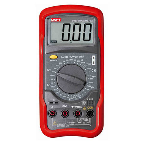 MULTIMETER DIGITAL 20A AUTO PWR CAPACITANCE/TEMP/DIODE/TRANS